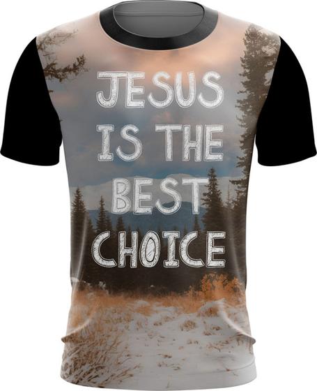 Imagem de Camiseta Dryfit Jesus is the Best choice Bíblia Gospel 1