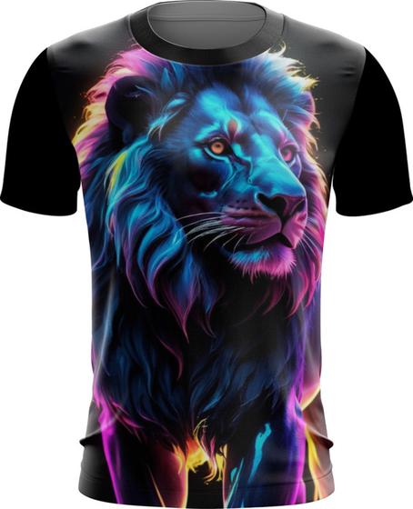 Imagem de Camiseta Dryfit Leão Dark Silhueta Fantasmagórica 1