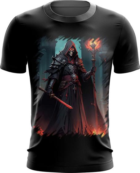 Imagem de Camiseta Dryfit Lich Ancião Desenhado Magia 6