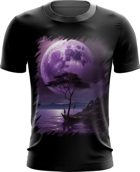 Imagem de Camiseta Dryfit Lua Púrpura Luar Roxo Moon Lunar 4