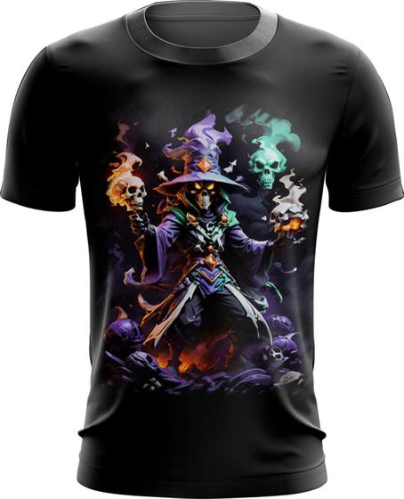 Imagem de Camiseta Dryfit Mago da Morte Trevas Magia 8