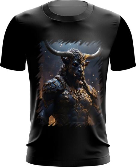 Imagem de Camiseta Dryfit Minotauro Criatura Fera Mitologia 1