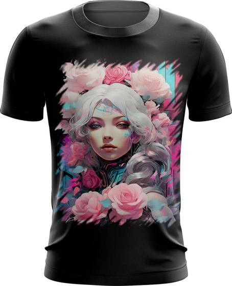 Imagem de Camiseta Dryfit Mulher de Rosas Paixão 6