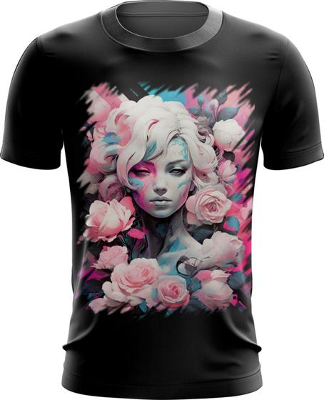 Imagem de Camiseta Dryfit Mulher de Rosas Paixão 7