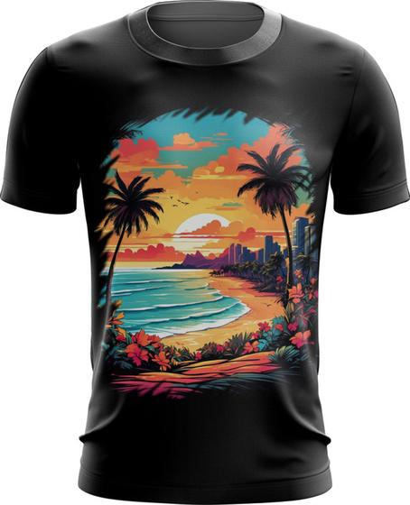 Imagem de Camiseta Dryfit Praia Paradisíaca Vintage 14