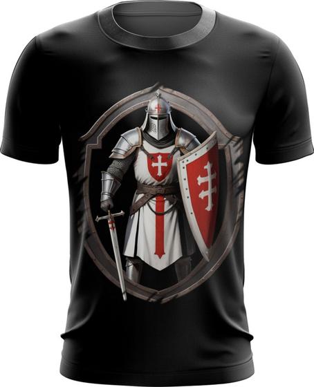 Imagem de Camiseta Dryfit Templário Medieval Cruzadas 4