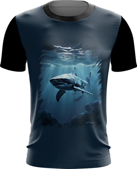 Imagem de Camiseta Dryfit Tubarão Shark Rei dos Mares 5