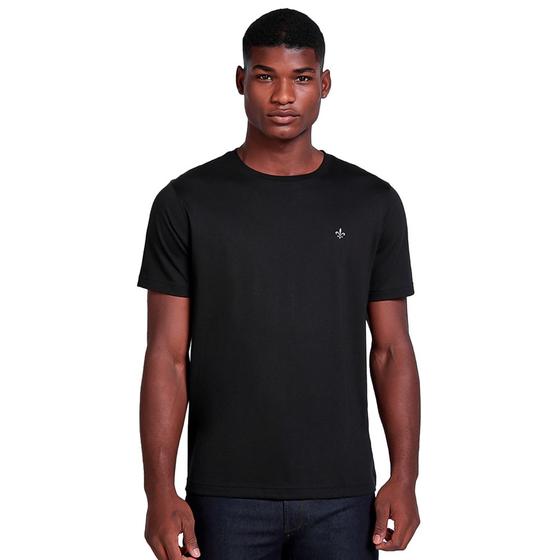 Imagem de Camiseta Dudalina Soft Pima Regular Ou24 Preto Masculino