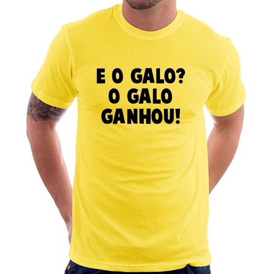 Imagem de Camiseta E o galo O galo ganhou! - Foca na Moda