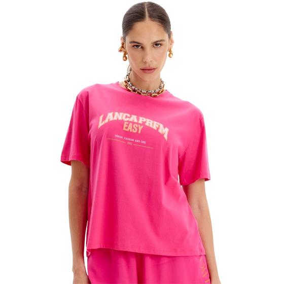 Imagem de Camiseta Easy Lança Perfume Estampa Ve25 Rosa Tint Feminino