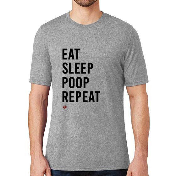 Imagem de Camiseta Eat, Sleep, Poop, Repeat - Foca na Moda