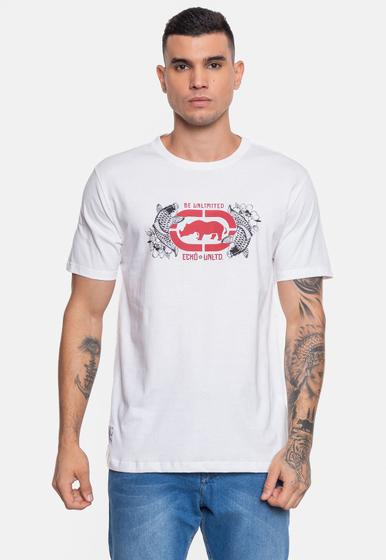 Imagem de Camiseta Ecko Masculina Carpa Off White