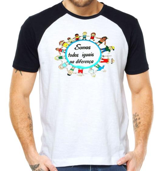 Imagem de Camiseta educação especial infantil somos todo iguais