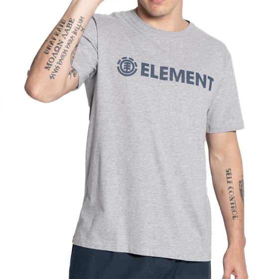 Imagem de Camiseta Element Blazin Color SM25 Masculina Cinza Mescla