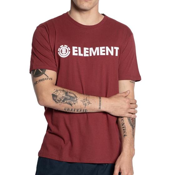 Imagem de Camiseta Element Blazin Color SM25 Masculina Vinho