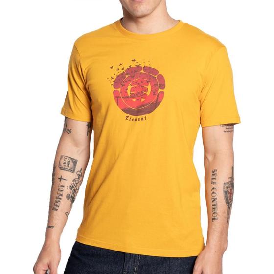 Imagem de Camiseta Element Flock SM25 Masculina Amarelo