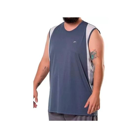 Imagem de Camiseta Elite Regata Machao Masculina 135346 Grafite/Branco