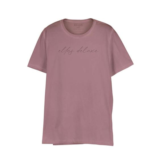 Imagem de Camiseta Ellus Cotton Washed Dlc Classic MC Masculina Rosa