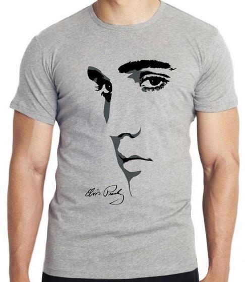 Imagem de Camiseta Elvis Presley Rei do Rock Blusa criança infantil juvenil adulto camisa tamanhos