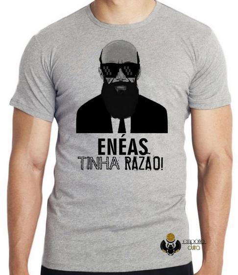 Imagem de Camiseta Enéas Carneiro tinha razão Blusa criança infantil juvenil adulto camisa tamanhos