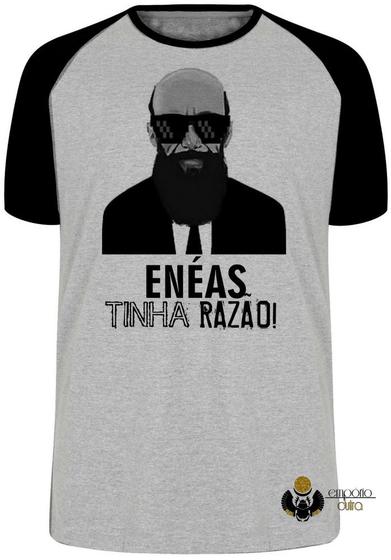 Imagem de Camiseta Enéas Carneiro tinha razão Blusa Plus Size extra grande adulto ou infantil