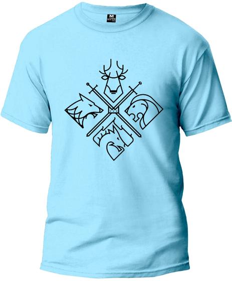 Imagem de Camiseta Escudo Games Off T. Masculina Básica Fio 30.1 100% Algodão Manga Curta Premium