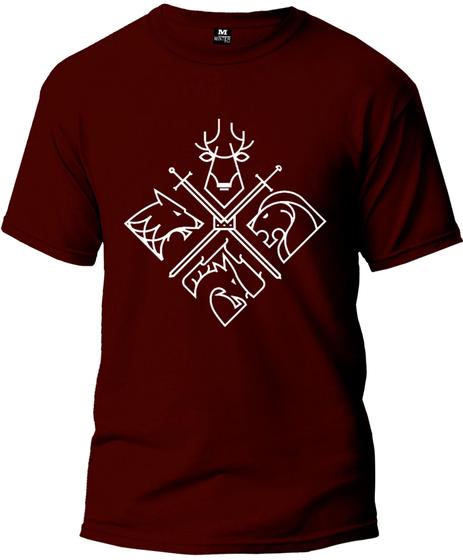 Imagem de Camiseta Escudo Games Off T. Masculina e Feminina 100% Algodão Primeira Linha Gola Redonda