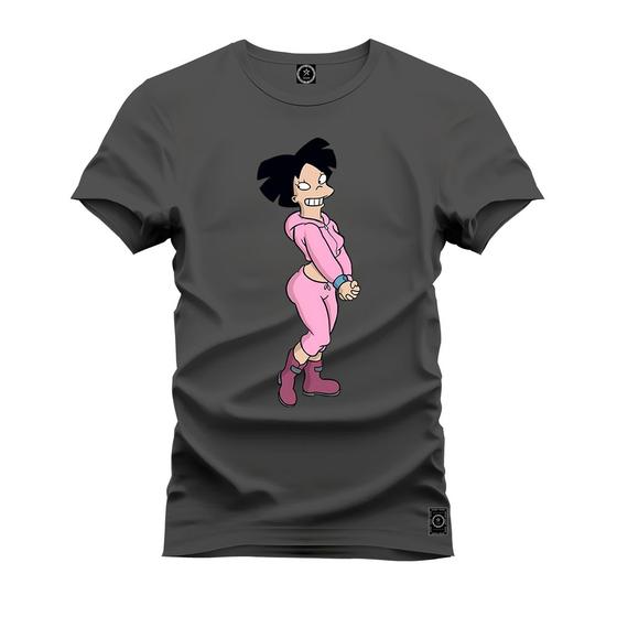 Imagem de Camiseta Especial Plus Size Premium Estampada Futurama