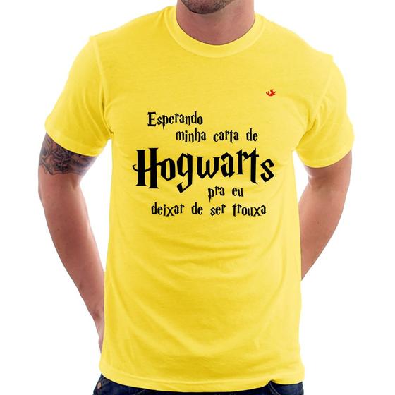 Imagem de Camiseta Esperando minha carta de Hogwarts - Foca na Moda