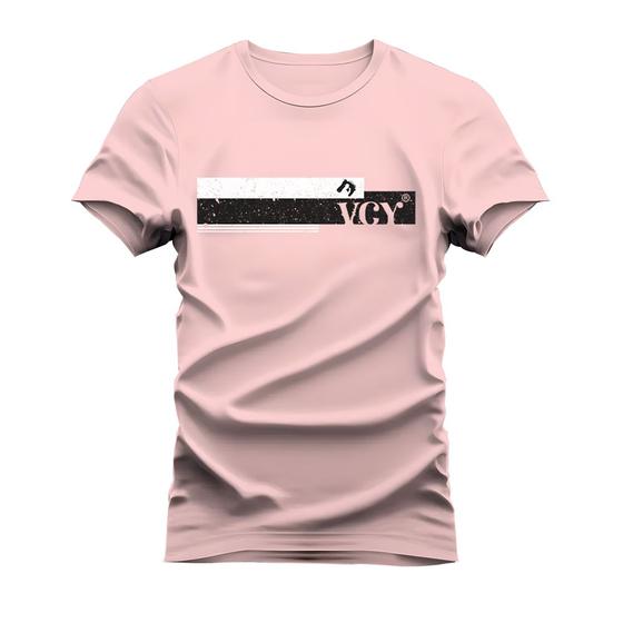Imagem de Camiseta Estampada 100% Algodão Unissex T-shirt Confortável V C Y Casual