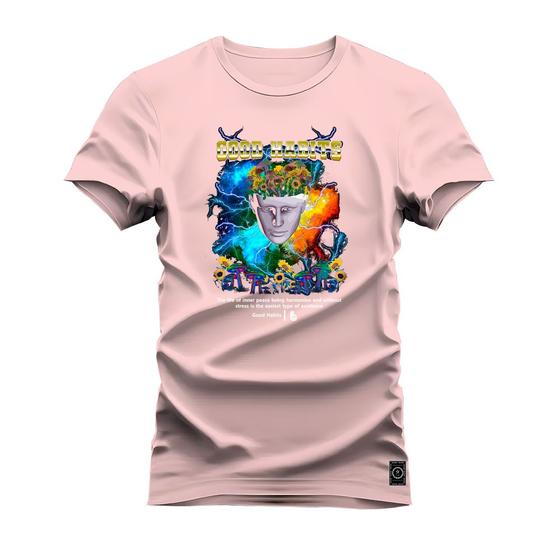 Imagem de Camiseta Estampada Algodão Confortável 30.1 Penteada Good Hibits