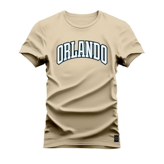 Imagem de Camiseta Estampada Algodão Confortável 30.1 Penteada Orlando