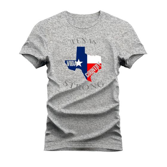 Imagem de Camiseta Estampada Algodão Confortável T-Shirt Made In Texas