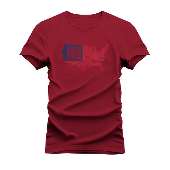 Imagem de Camiseta Estampada Algodão Confortável T-Shirt Texas States