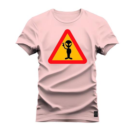 Imagem de Camiseta Estampada Algodão Premium Confortável Alien