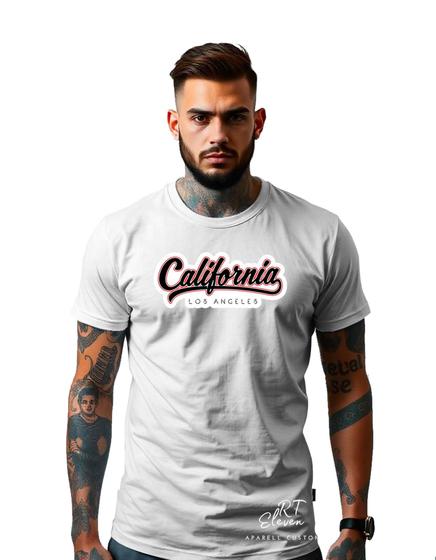 Imagem de Camiseta Estampada California Unissex Malha 100% Algodao Linha Premium