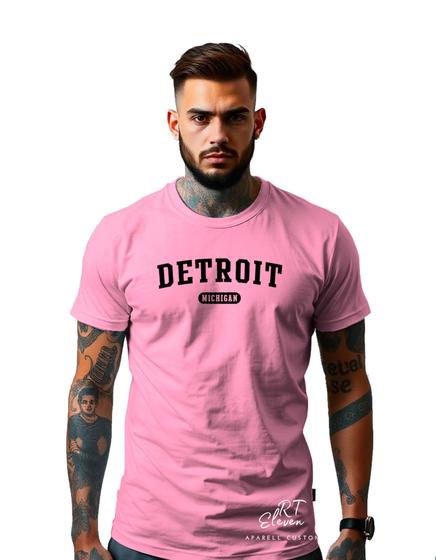 Imagem de Camiseta Estampada Detroit Unissex Linha Premium