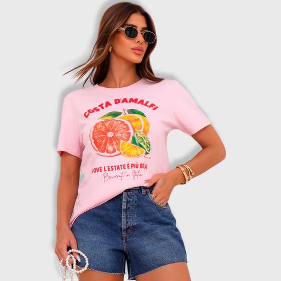 Imagem de Camiseta Estampada Feminina Revanche Albatera