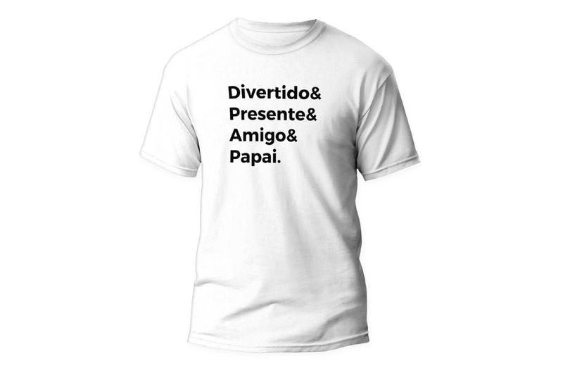 Imagem de Camiseta Estampada Frase Para O Pai Super Resistente E Macia