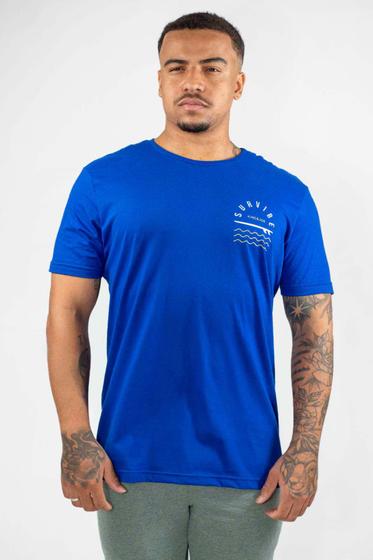 Imagem de Camiseta Estampada King e Joe  Azul Royal