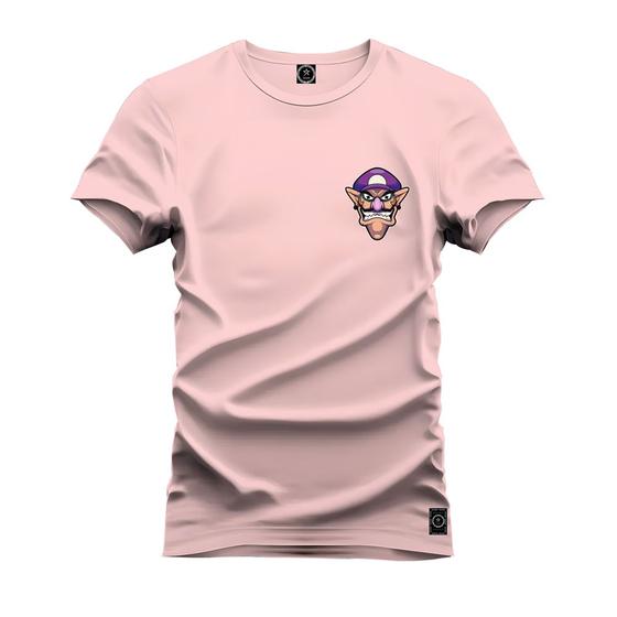 Imagem de Camiseta Estampada Malha Premium T-Shirt Bigode Roxo Peito