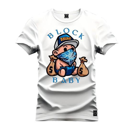 Imagem de Camiseta Estampada Malha Premium T-Shirt Block Baby