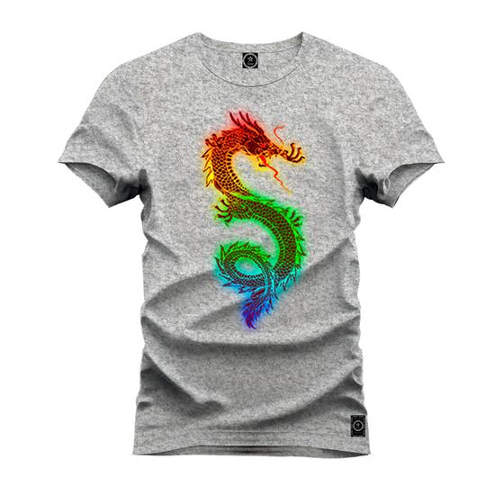 Imagem de Camiseta Estampada Malha Premium T-Shirt Dragon Neon