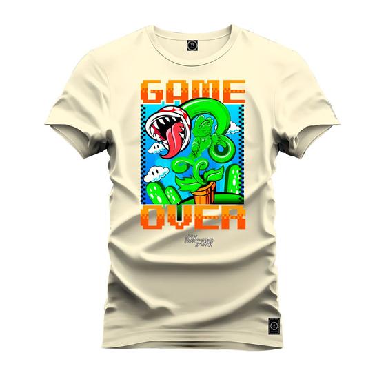 Imagem de Camiseta Estampada Malha Premium T-Shirt Game Over