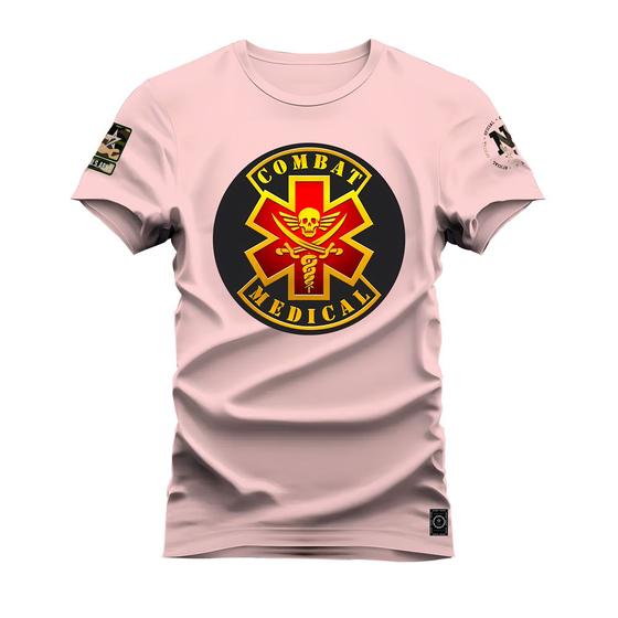 Imagem de Camiseta Estampada Premium Algodão Combat Medical