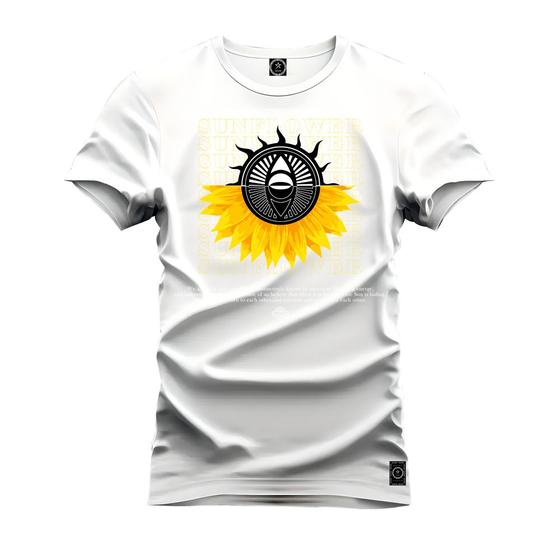 Imagem de Camiseta Estampada Premium Tamanho Especial Olho Girasol