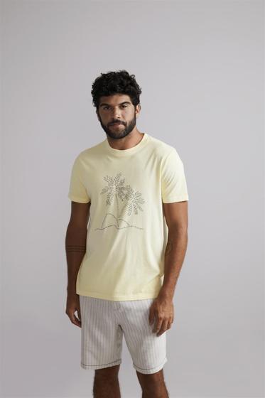 Imagem de Camiseta Estampada Slim Fit - Amarelo