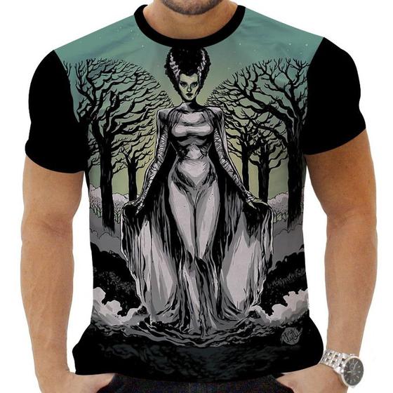 Imagem de Camiseta Estampada Sublimação Filmes Cinema Cult Horror A Noiva de Frankenstein 12