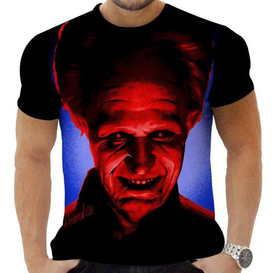 Imagem de Camiseta Estampada Sublimação Filmes Classicos Cult Terror Horror Vampiro Conde Dracúla 05