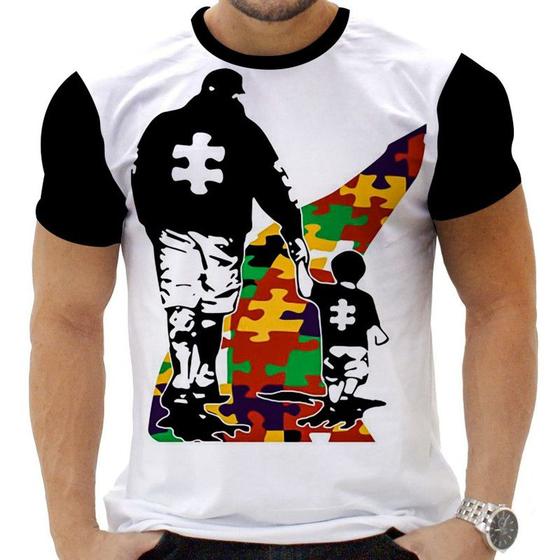 Imagem de Camiseta Estampada Sublimação TEA Inclusão Amor Espectro Autista Autismo 02